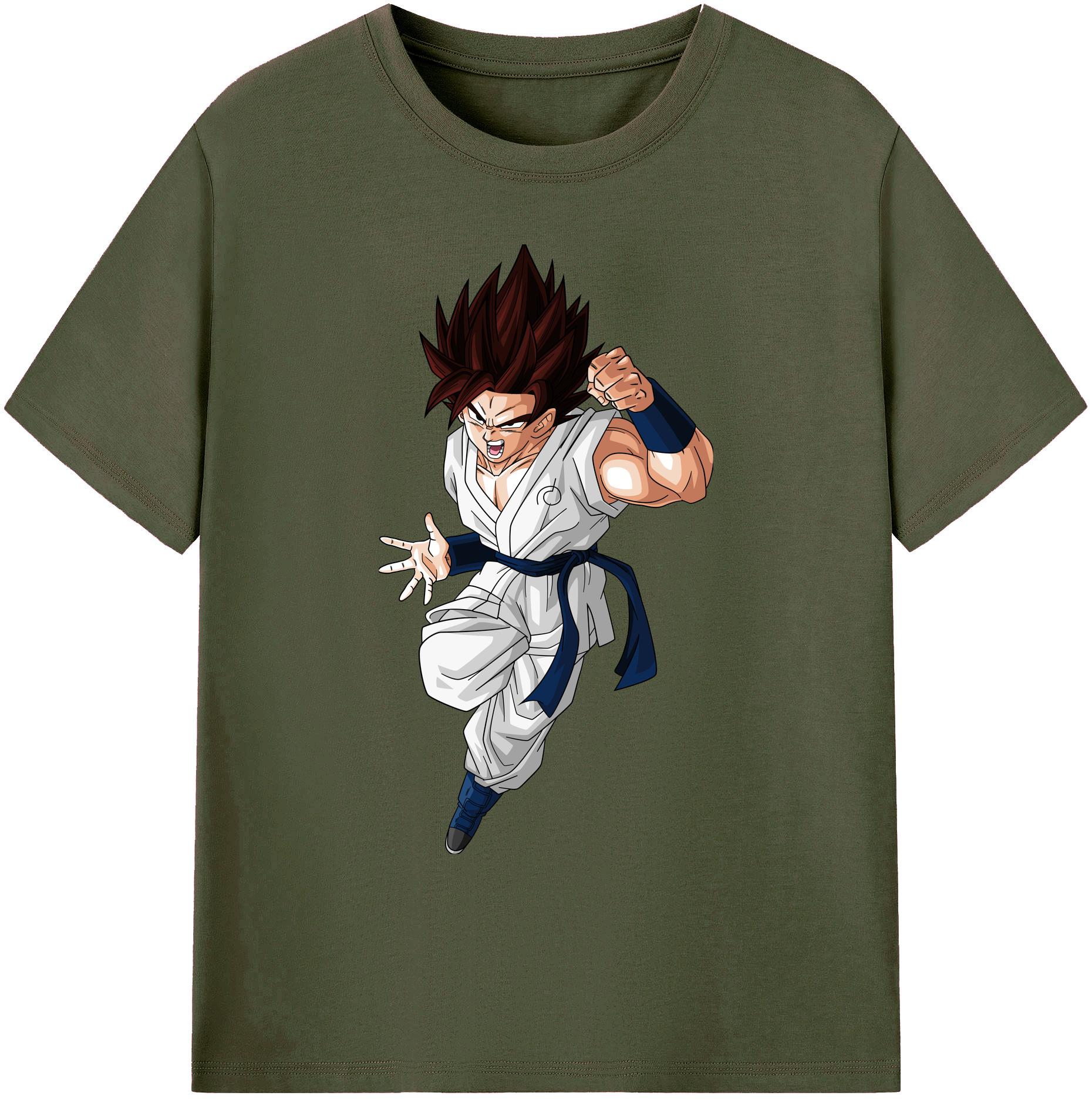 （画像用） ドラゴンボール 孫 悟飯（そんごはん）DRAGON BALL Son Gohan 綿100％ メンズ半袖Tシャツ｜肌触りやわらか＆通気性